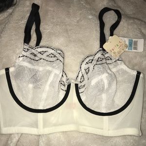 Fun White and Black Bra!
